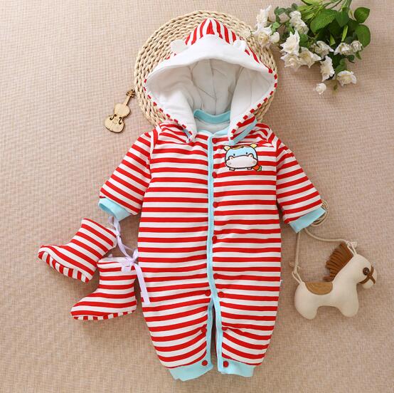 Cartoon Ha Yi Leuke Baby Unisex Baby In Fall Winter Pyjama Katoen Kinderkleding Baba Meisje En Jongen Kleren: 3 / 6m