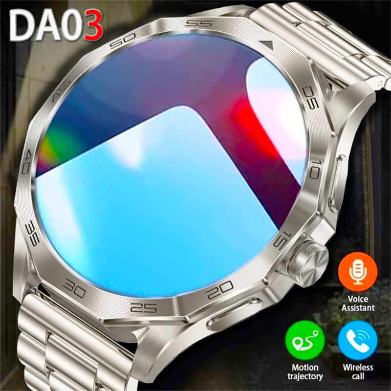 Montre intelligente de sport étanche pour homme, batterie 710 mAh, GPS, Bluetooth, boussole d'appel, traqueur de fitness, montre intelligente pour Xiaomi, 1.85 pouces,