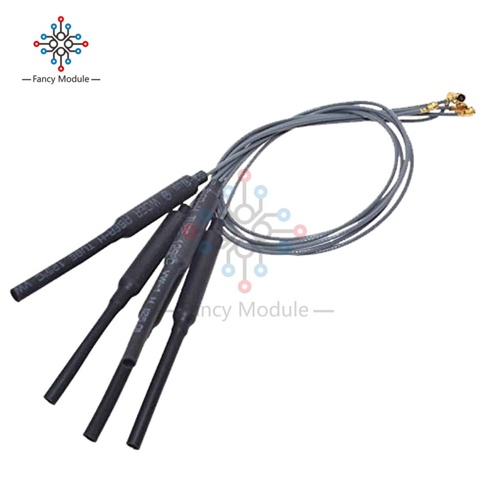 1 pièce 2.4GHz WIFI antenne 3DBI UFL IPX connecteur laiton intérieur aérien 23cm longueur 1.13 câble HLK-RM04 ESP-07