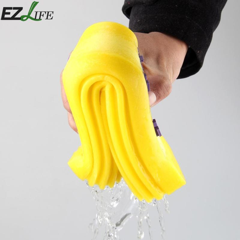 Fregona de limpieza doméstica de Color aleatorio, 1 Uds., cabeza mopa de esponja PVA, cabeza de espuma absorbente superior, mopa de goma