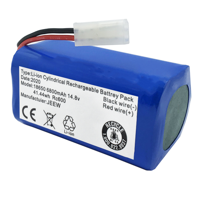 Rechargeable Li-ion Battery for MIJIA Mi Robot Vacuum-Mop Essential G1 Vacuum Cleaner Battery Pack with Capacity 6800mAh