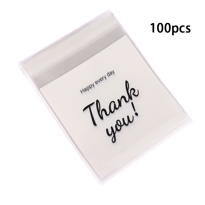 100 Stück Plastiktüzehn Dankeschön-Keksbeutel, selbstklebende Süßigkeitenbeutel für Hochzeit, Geburtstag, Party, Geschenktüte, Kekse, Backen, Verpackungsbeutel: Olive
