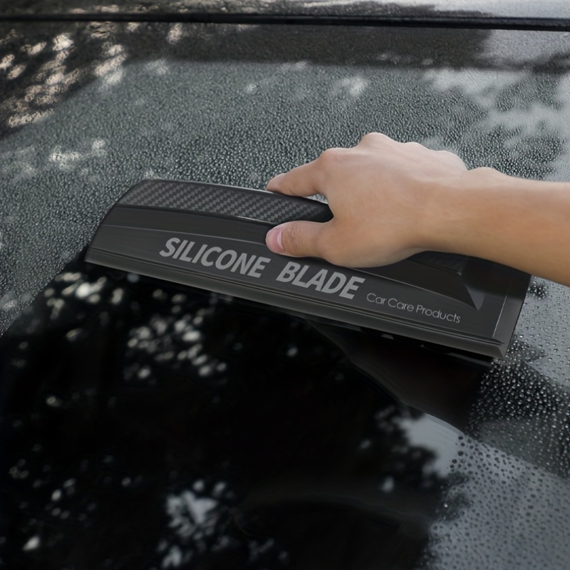 1PC Car window cleaning tool integrated silicone wiper panel, car glass wiper, window wiper, car wash supplies