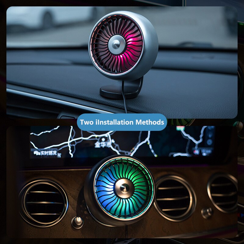 USB voiture ventilateur pince ventilateur voiture aromathérapie voiture électrique appareils électriques baume Mini climatisation ventilateur de refroidissement voiture accessoires