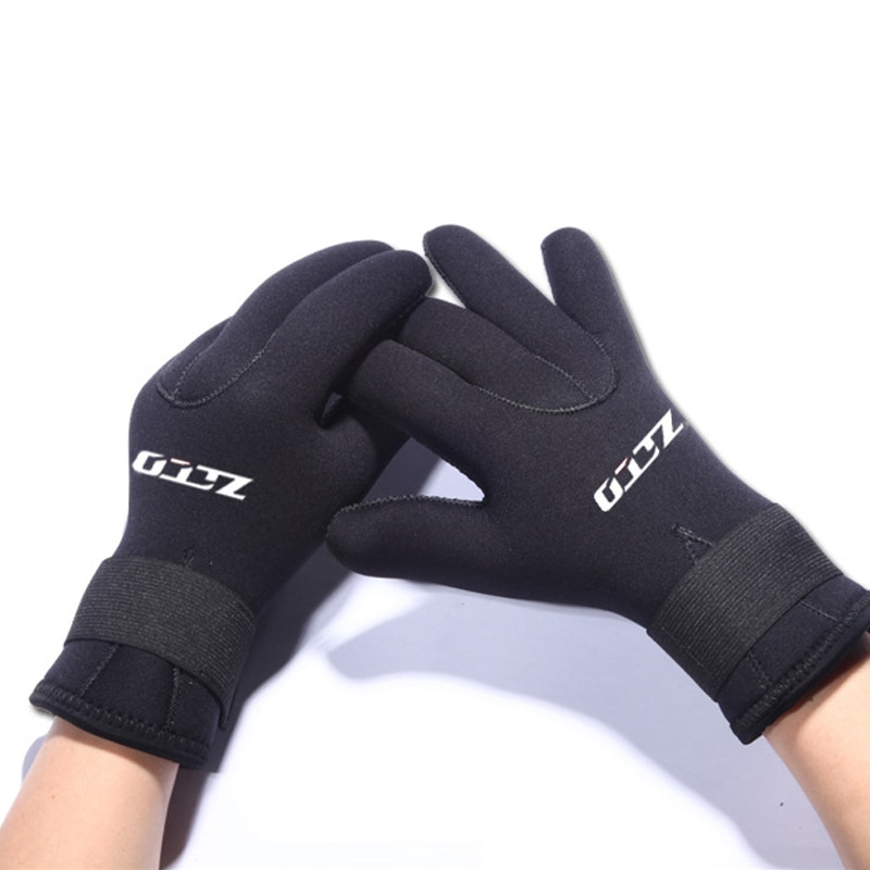 3mm simdykarhandskar, halkfria, slitstarka fiskedykarhandskar, varma vinterdykardräktshandskar