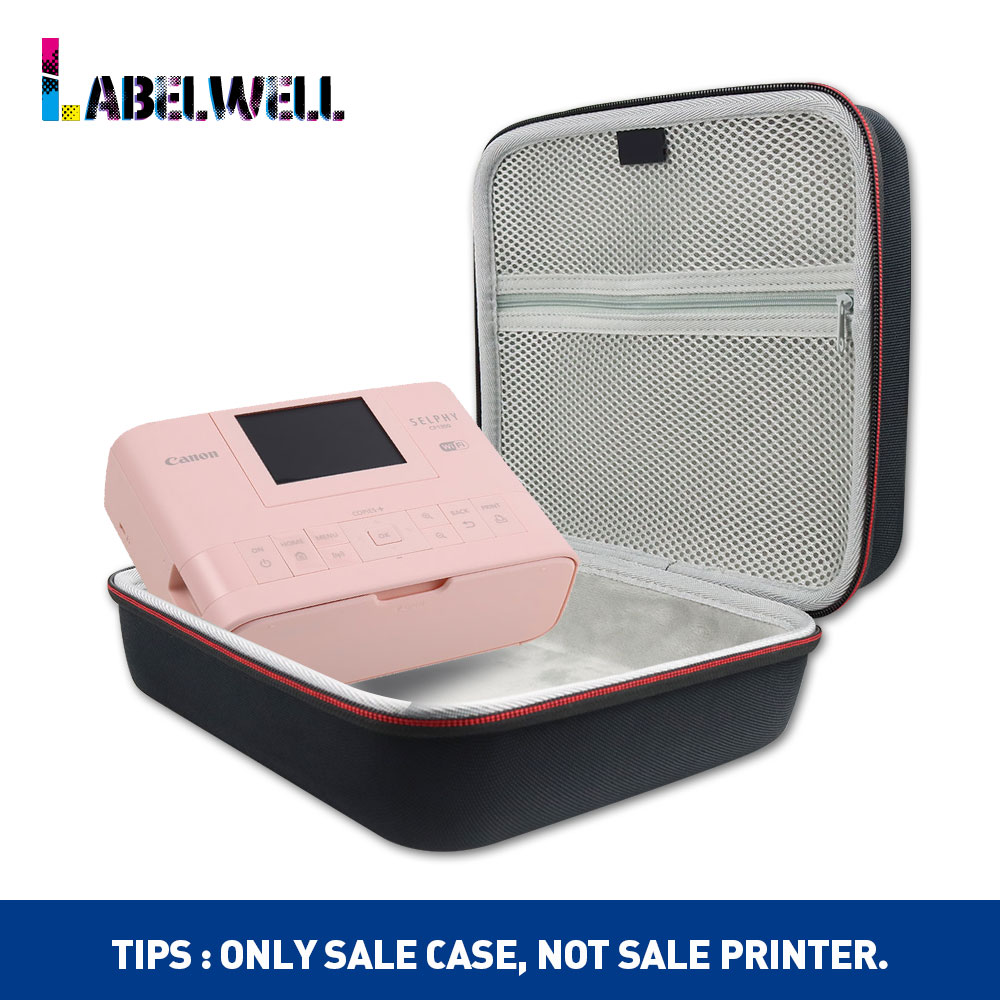 Labelwell Tragbare Tasche für Kanon Selphy CP1300 CP1200 Foto Drucker EVA schwer Fall Reise Schutzhülle tragetasche Lagerung fallen: 1PK CP1300 1200 Fall