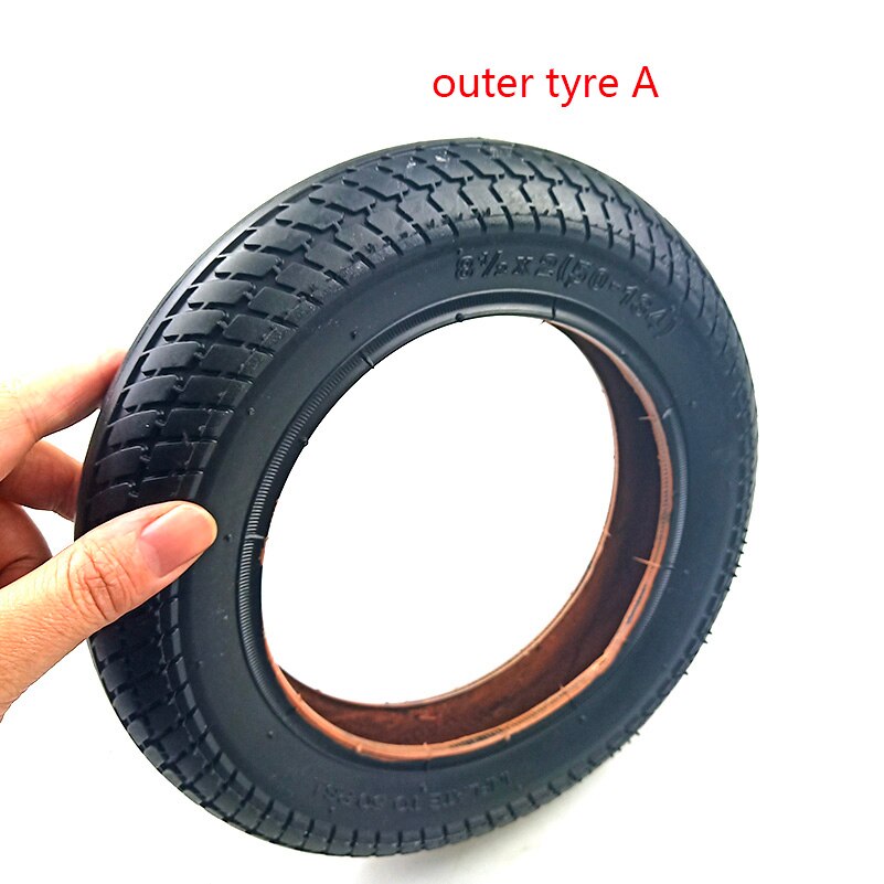 8 1/2x2 50-134 neumático tubo interno 8,5 pulgadas para la serie ligera de Inokim Scooter neumático de caucho bebé bicicleta con carro accesorio: 1 pcs outer tyre A