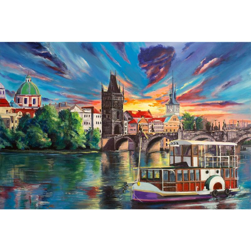 Jigsaw Puzzle 46 * 25 Cm Assembled Pictures Landscape Photo Puzzles DIY Toys Christmas Xmas For Children Adults: 02