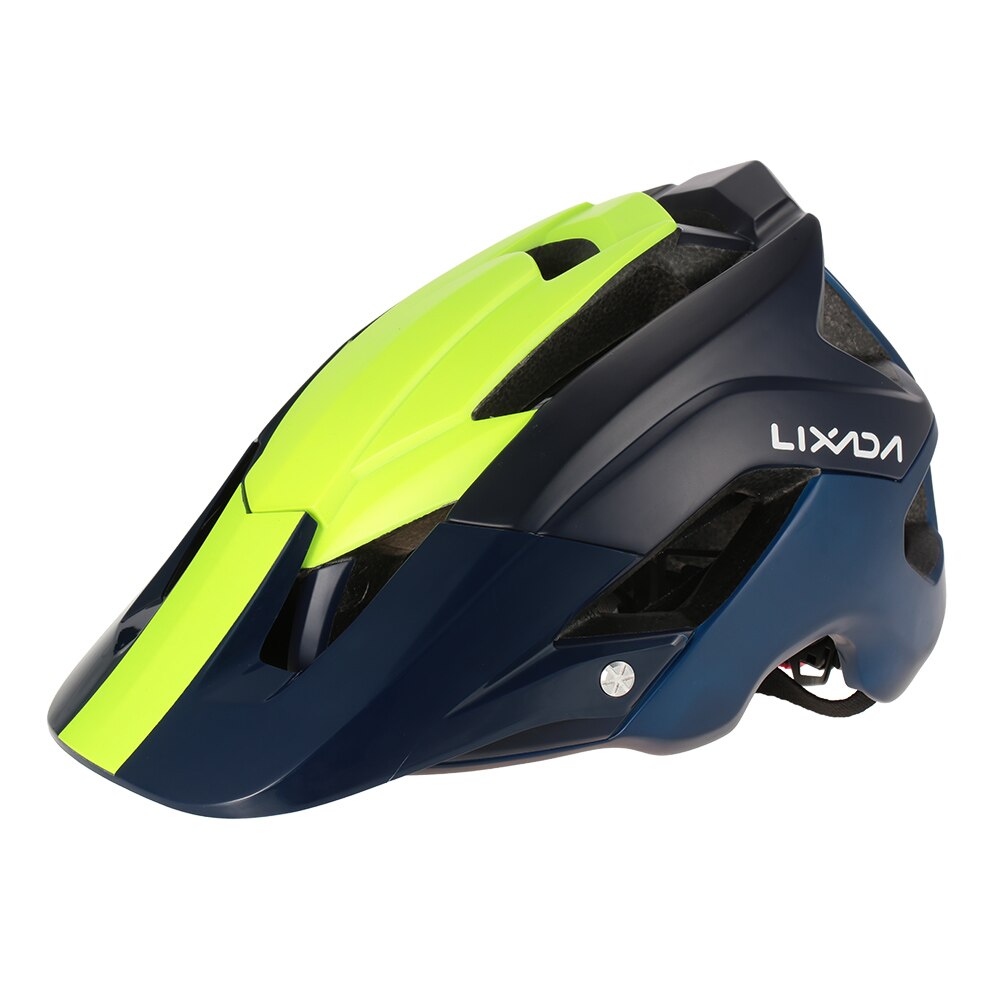 Lixada Unisex Fiets Helm Mtb Road Helm Capacete Eps 13 Vents Integraal-Gegoten Fietshelm Voor Casco Bicicleta: Blue Yellow