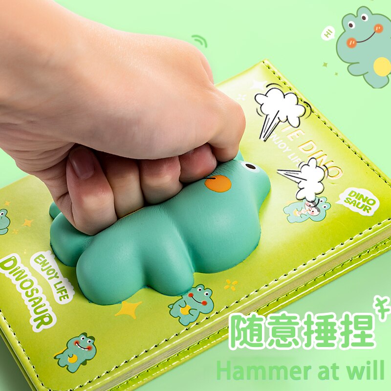 Super Leuke Zachte Drukken Notebooks Roze Meisje Hart Decompressie Memo Pad Briefpapier Kawaii Stijl Journal Illustratie Levert