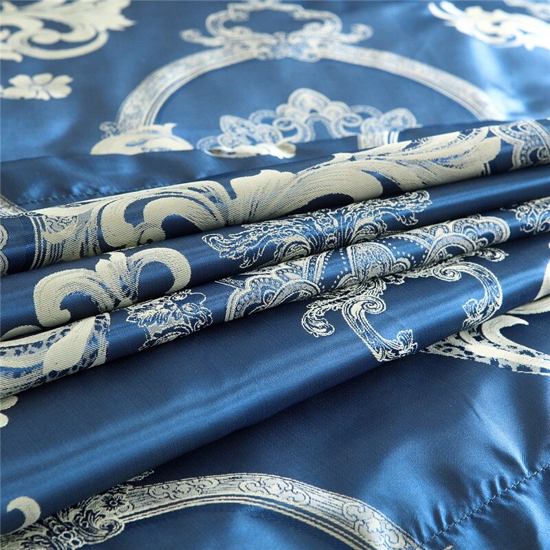 Europeisk sateng jacquard sengetøypakke dynetrekk putetrekk inkluderer ikke laken husholdningsartikler sengesett