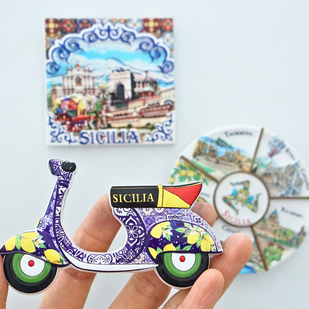 Italy Fridge Magnets, Argentina Fridge Magnets, Sicily Fridge Magnets, Leaning Tower of Pisa Scenic Fridge Magnets, Buenos Aires