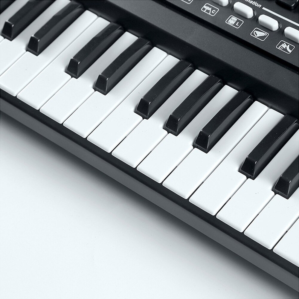 61 Keys Digital Music Electronic Keyboard Multifunctional Electric Piano for Piano Student with Microphone Musical Instrument