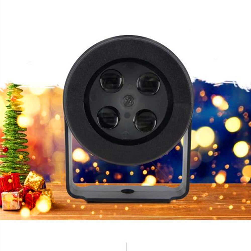 16 Patterns Christmas LED Projector Lights Outdoor Waterproof Snowflake Projection Landscape Lamp Party Bar X-mas Decor