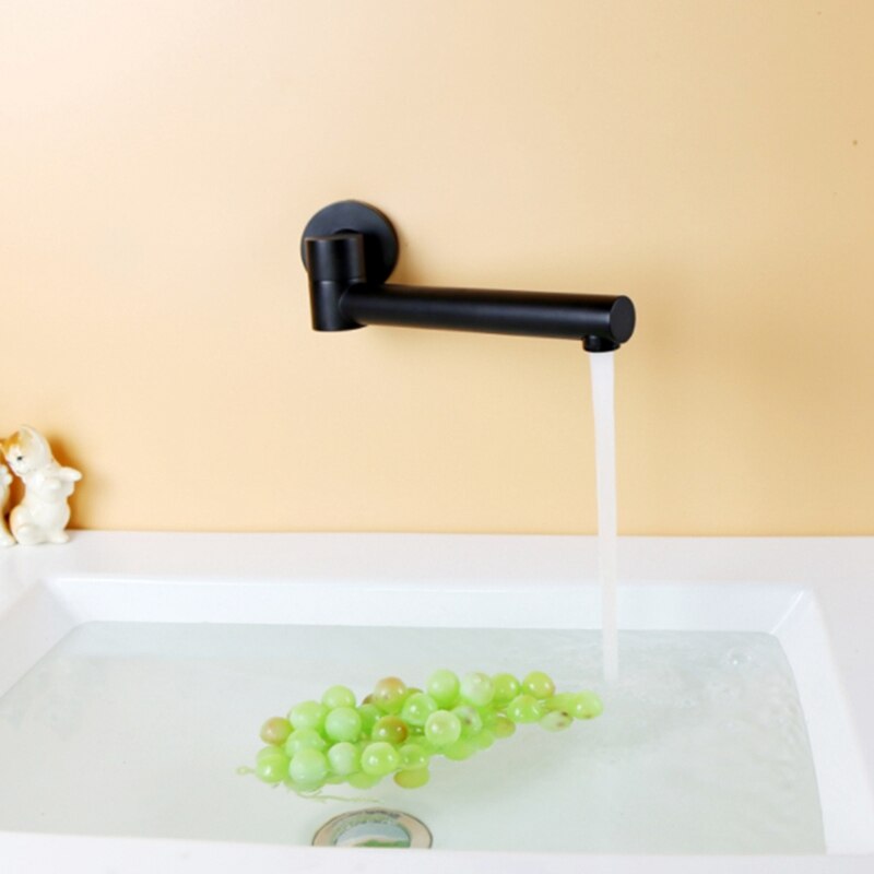 Wall Outlet Wall Mounted Shower Spout Bath Tub Shower Mixer Faucet Spout Filler 180 Degree Folding