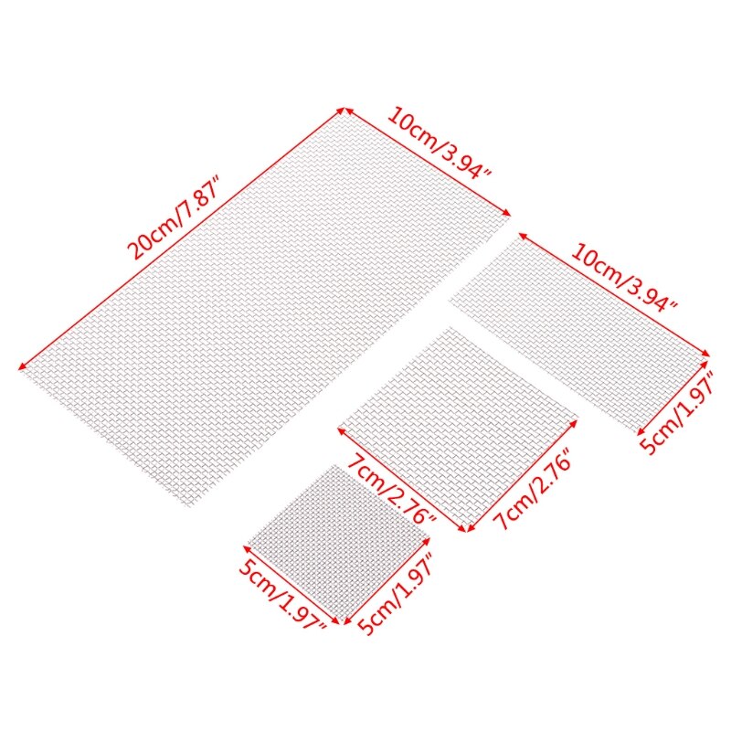 1Stck Aquarium Draht Gittergewebe Pad Wasser- Moos Pflanzen Edelstahl Fisch Panzer Dekoration