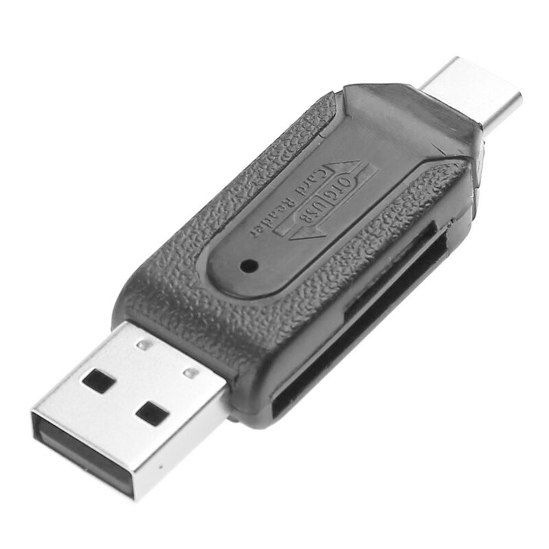 5PCS Mini OTG Card Reader Portable High Speed 480Mbps USB2.0 Type-C Memory Card Reader for SD TF Card for PC Table