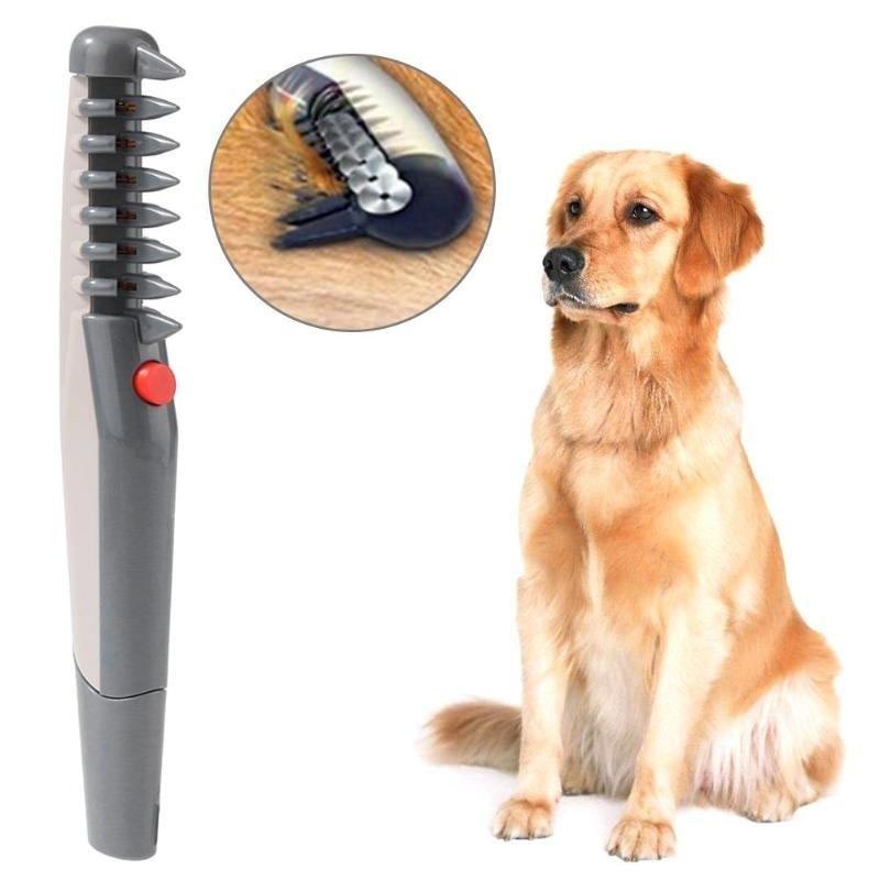 Seguridad de perro mascota cepillo de pelo aseo peines corta tijera enredo nudo de pelo cortador de pelo de gato cepillo