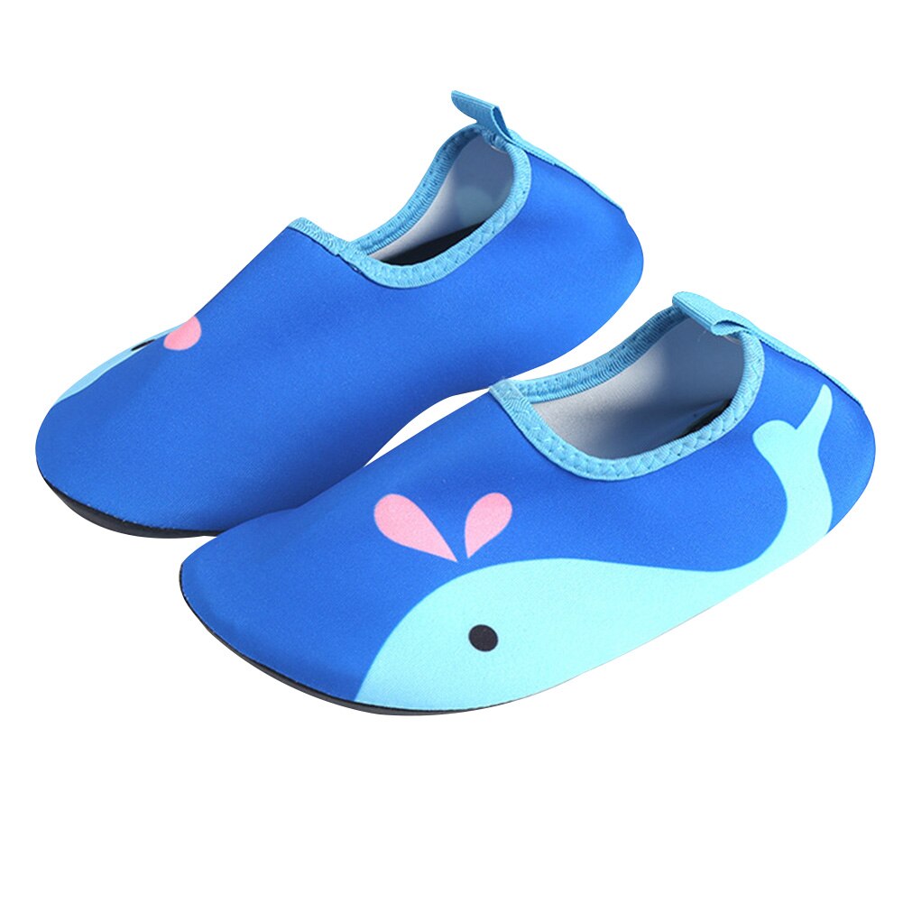 Jongens meisjes zwembad aqua sokken zee sport snel drogend zomer tuin huid blote voeten kinderen strand schoenen antislip sandalen slippers water: Blauw / 34 to 35