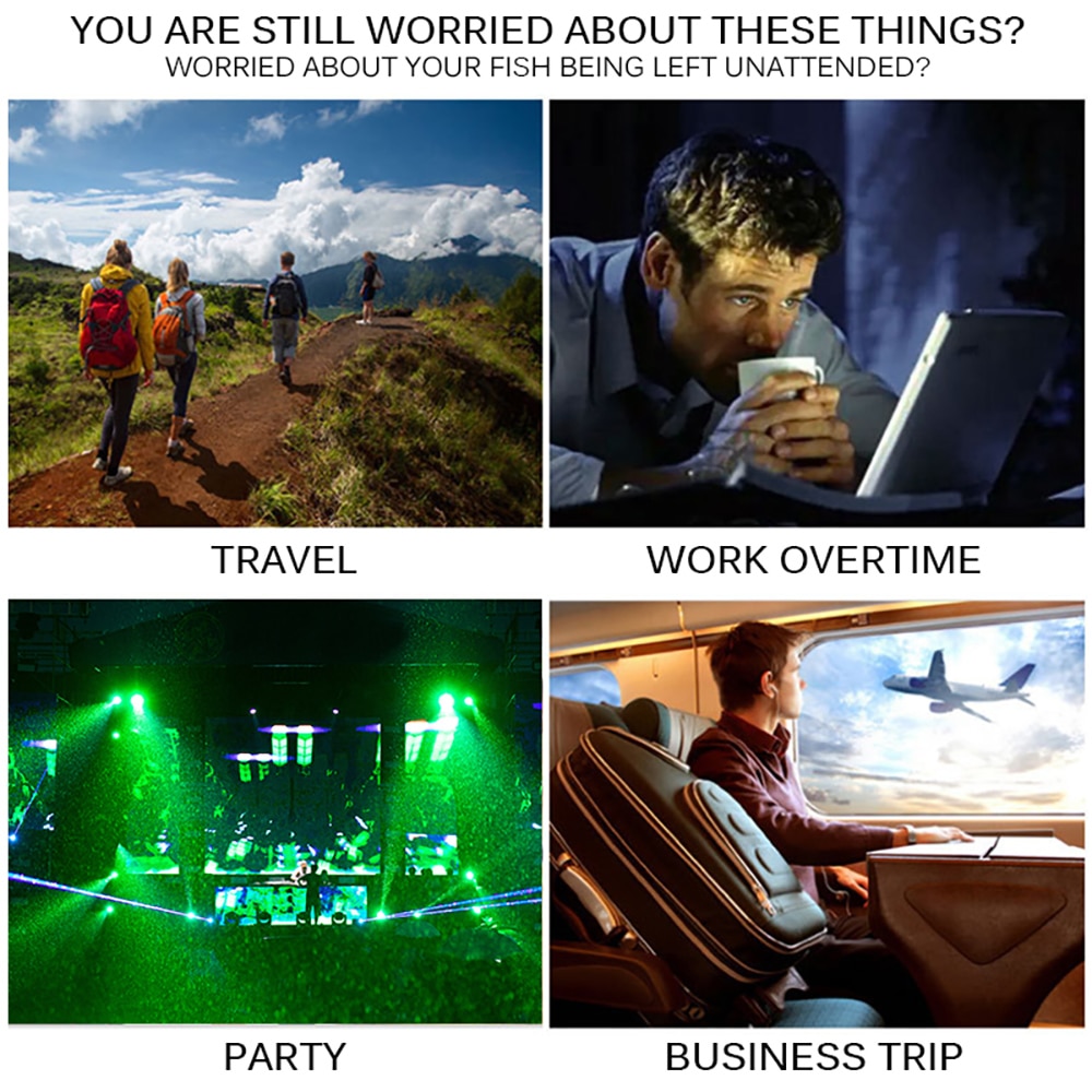 Adjustable Automatic Fish Feeder Digital Food Dispenser Multi-Functional Timer Feeders For Aquarium LCD Display Fish Feeder