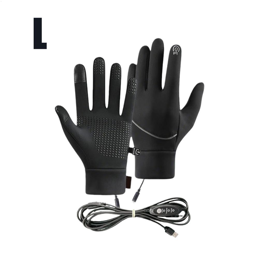 USB Heated Gloves Hand Warmer Heated Mittens Gloves Eletric Thermal Heat Gloves Cycling Skiing Fishing Biker Glove Heating Glove