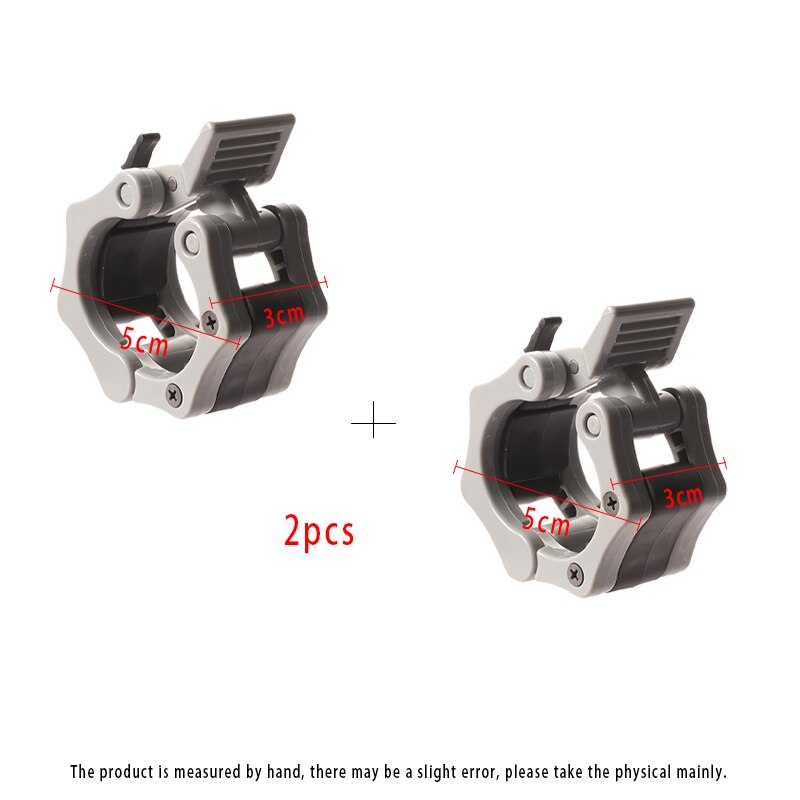 Dumbbell Ring Clip 5cm, 1 Pair, Weight Lever, Accessories 50mm Dumbbell Pliers for Gymnastics, Weight Training: Oranje