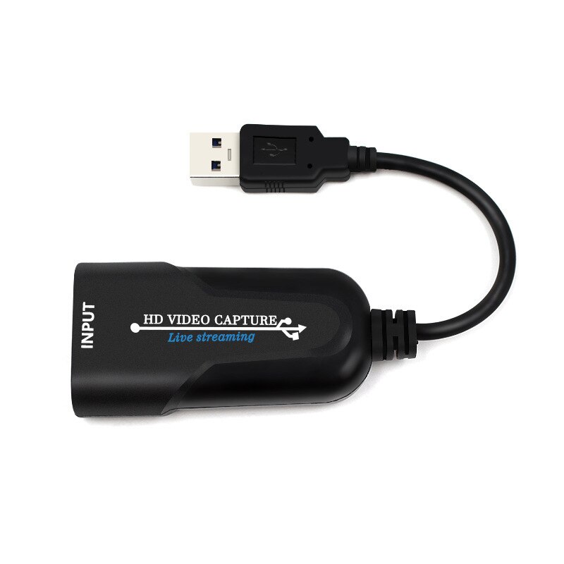 HDMI to USB 2.0 Video Capture Card Plug and Play Game Capture Card Grabber Screen Sharing 1080P 60fps Recording NC99