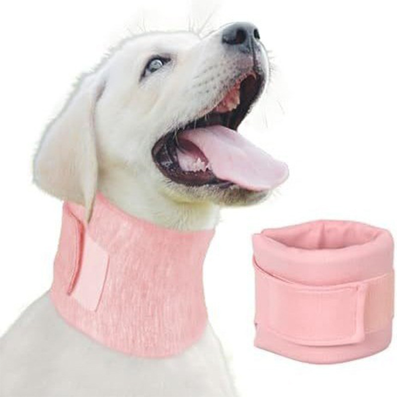 Collier élisabéthain pour chien après la propor, attelle de cou pour chien, cône cervical réglable, protection des plaies, petits et moyens chiens: M / WHITE