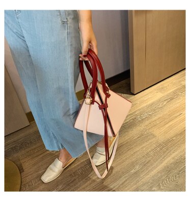 super fire ladies three-dimensional triangle drawstring lemon yellow handbag pyramid dinner bag: 5