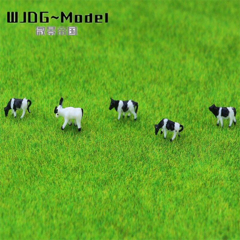 Wjdg Model 1:150 7Mmmodel Geschilderd Dieren Miniatuur Model Koeien Paarden Farm Trein Building Landschap Layout Scenery50