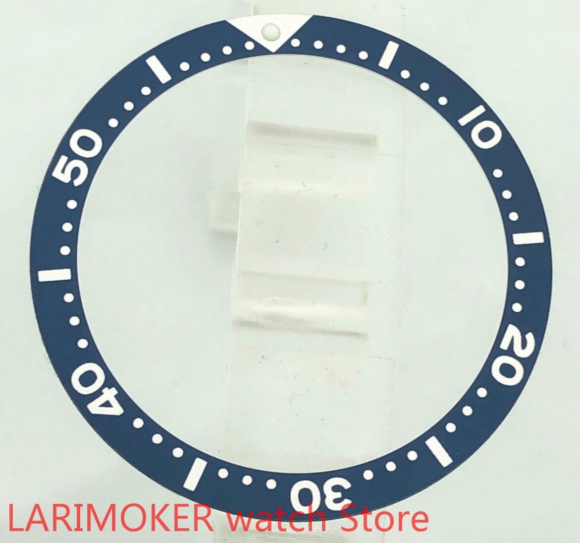 The watch white bezel 39 mm for 45 mm case automatic movement men’s watches: Drak blue