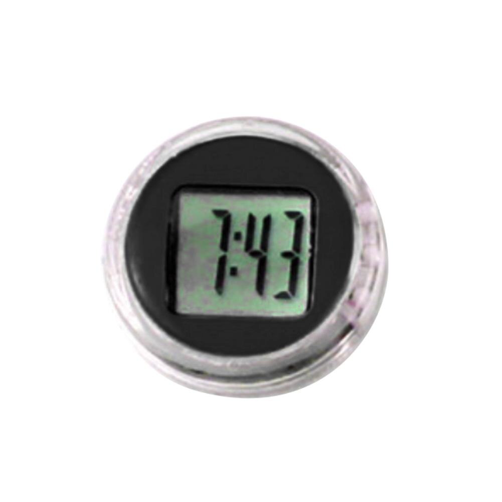 Reloj Digital adhesivo para motocicleta, accesorio de decoración para la oficina, resistente al agua: Negro