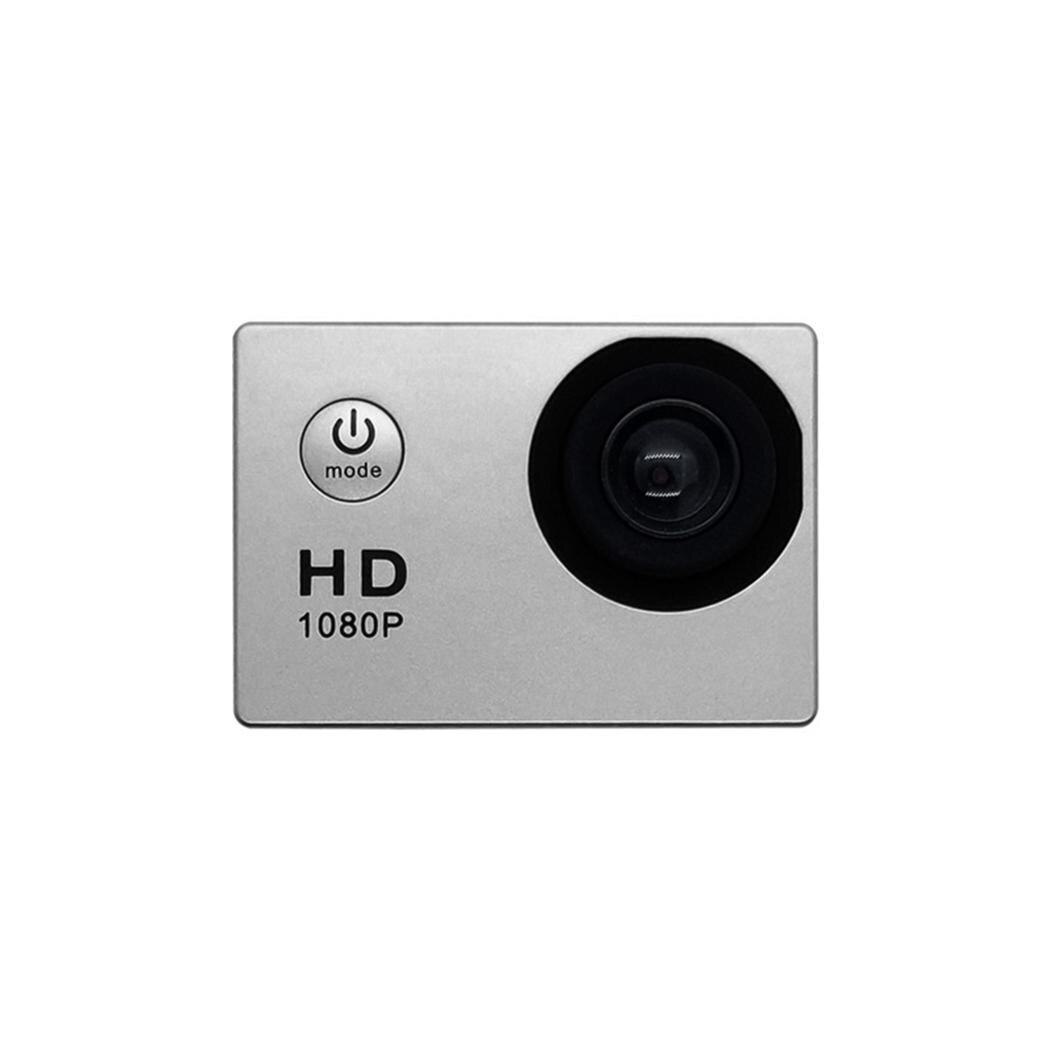 SJ4000 Aktion Kamera voll HD 1080p 4K 30FPS GEHEN Profi Sport Nocken Mini Helm Wasserdichte Unterwasser DV Sport Video Aufnahme Kameras: Silber-