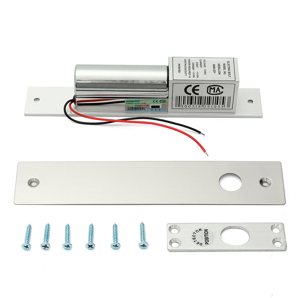 Door Home Security Safurance 12V Electric Mortise Lock Magnetic Concealed For Access Control Wood Metal