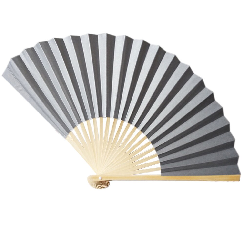 Chinesischen Stil Hand Fan Bambus Papier Falten Fan Party Hochzeit Einfarbig tanzen Fan Frohe Weihnachten Heißer eins #1925
