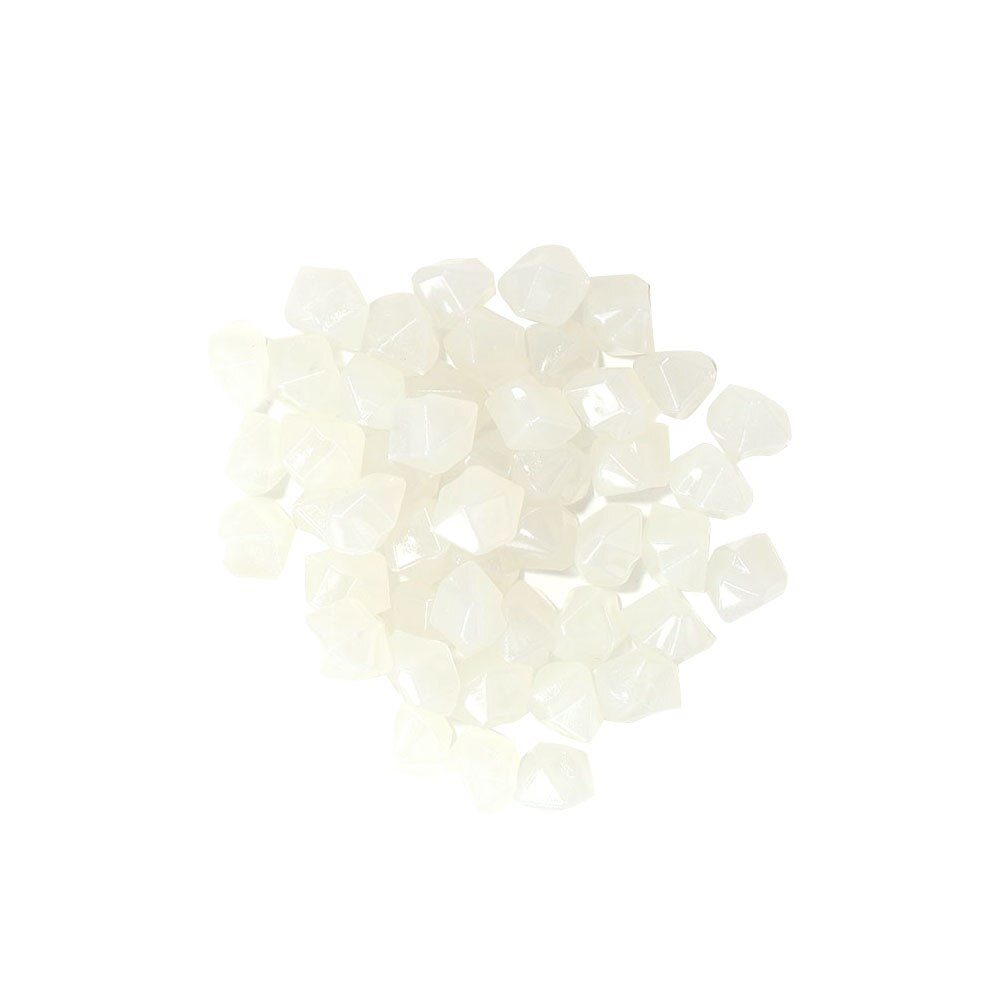 Piedras luminosas que brillan en la oscuridad, 100 piezas, decoración para exteriores, pecera, paisaje de Acuario, guijarros decorativos, rocas: A