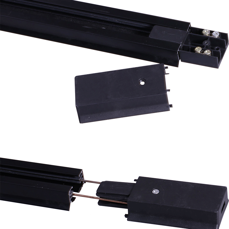 Spoorverlichtingsarmaturen Trackl Bar 0,5 m 2-draads railconnectorsysteem Universele railverlichtingsarmatuur voor led-spotplafondlamp