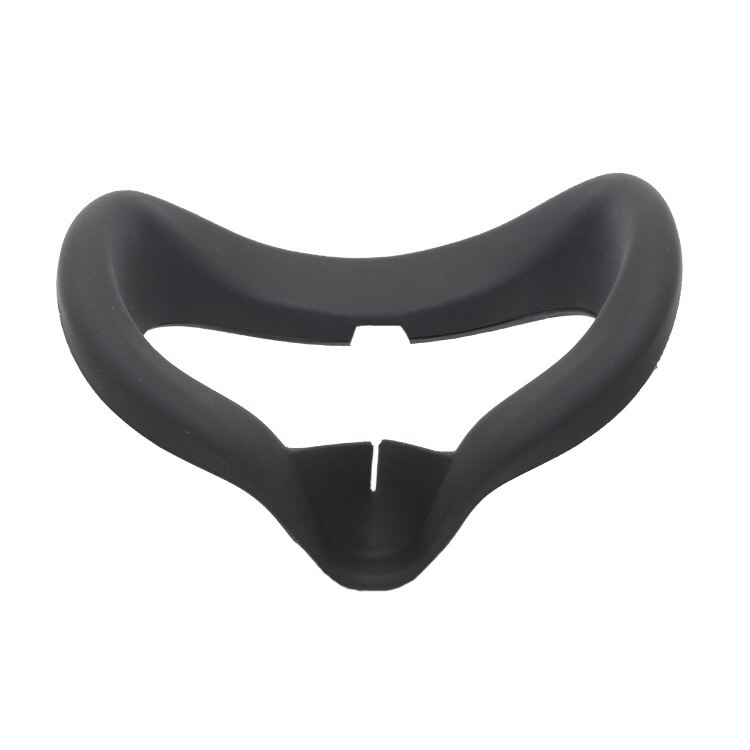 Silicone Eye Mask Cover Pad For Oculus Quest 2 VR Headset Breathable Anti-sweat Light Blocking Eye Cover For Oculus Quest2: Black