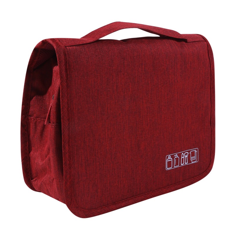 Hanging Travel Big Cosmetic Toiletry Bag Women Men Necessary Make Up Beauty Vanity Cases Organizer Accessory Storage Wash Pouch: GRAY