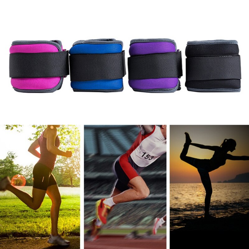 1 pcs 0.5KG/1KG Adjustable Leg Ankle Wrist Sand Bag Weights Training Sandbag Wraps Weight Lifting Fitness equipment