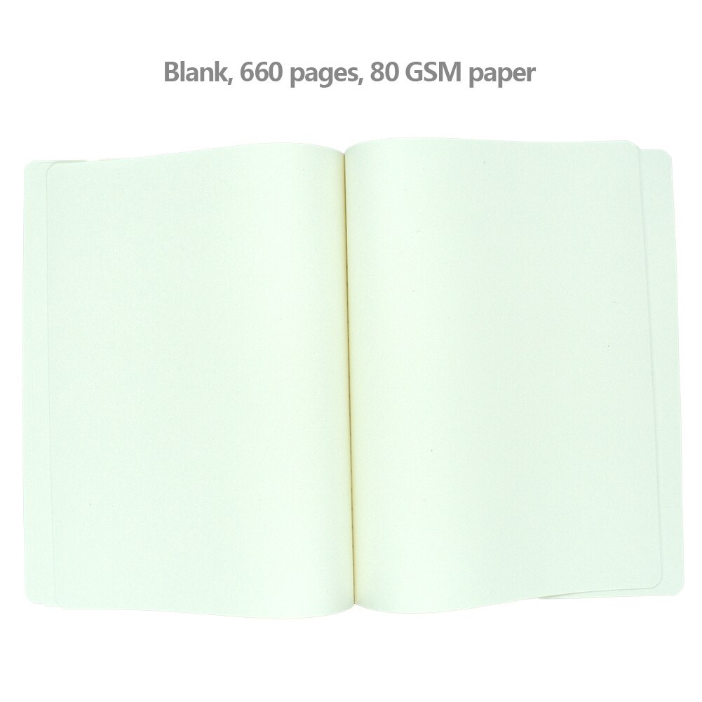 A4 A5 A6 miękkie skórzane etui zeszyt podróż dziennik bardzo grube prezent szkoła papiernicze biznes z pustymi stronami 330 arkuszy zeszyt