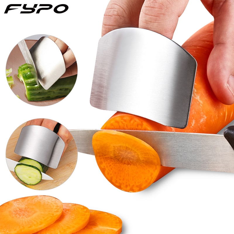 Finger Guard Protector Stainless Steel Knife Cutting Finger Not Hurt Chopping Slicer Hand Protect Kitchen Helper Protect Tool