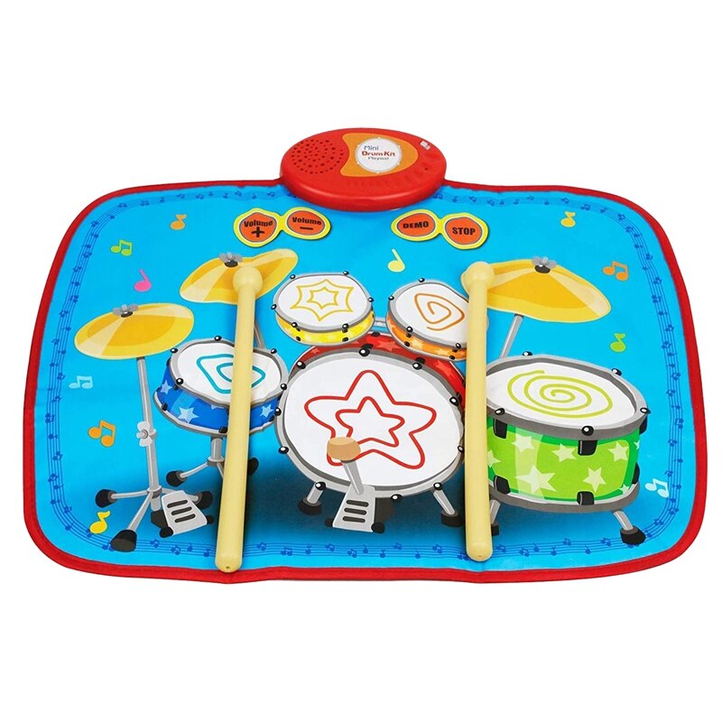 Kids Electric Drum Set Baby Musical Toy Drum Pad F. Grandado