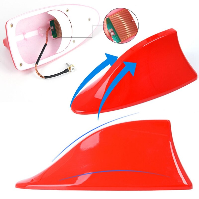 Universele auto exterieur dak am/fm haaienvin antenne signaalantenne au auto haaienvin antenne autoproducten decoratie