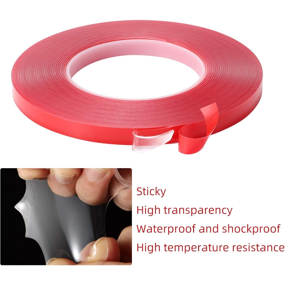 Nastro biadesivo super resistente da 300 cm, strappo senza lasciare tracce, adesivo ad alta viscosità impermeabile specifico per il settore automobilistico