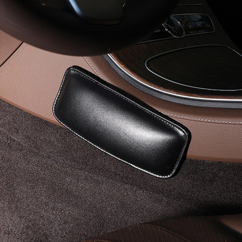 YNITJH Universele autostoel Extender Kussen Beensteun Kussen, Auto Driver stoel Beenkussen, Auto Seat kussen, voor lange afstand rijden, Office Home Leg Rest kussen, Beige