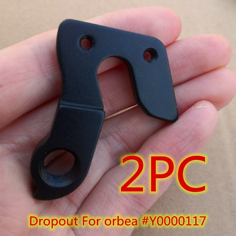 Be In Your Mind 2x MTB Schaltwerk Haken - Schwarz Aluminium Tailhook Für Mountainbike