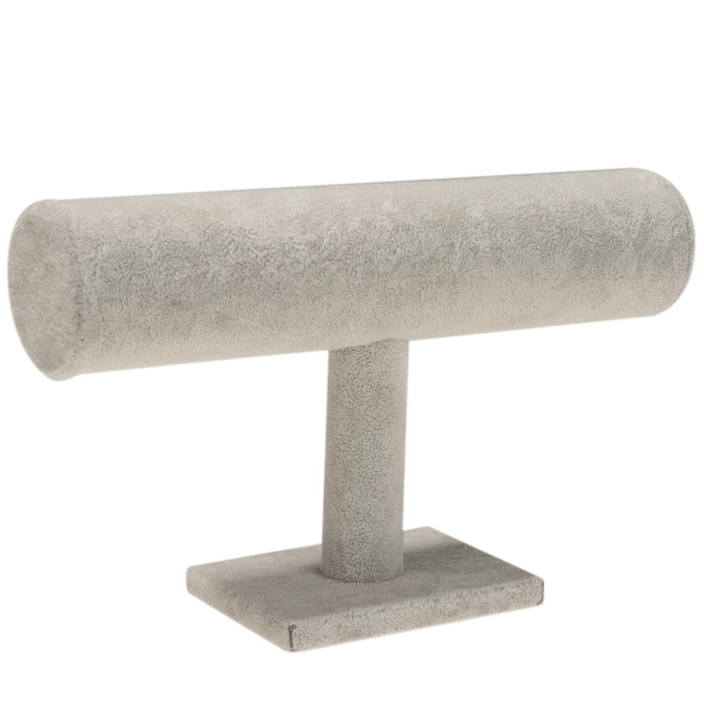 Blesiya t-bar teline rannerengas rannekello rannekorun pidike-korunäyttö: Harmaa