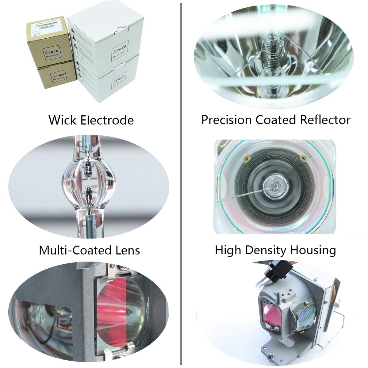 VLT-XD3200LP Replacement Projector Lamp for Mitsubishi GX-6400 GW-6800 XD3200U XD3200 WD3300U WD3300 XD3500U