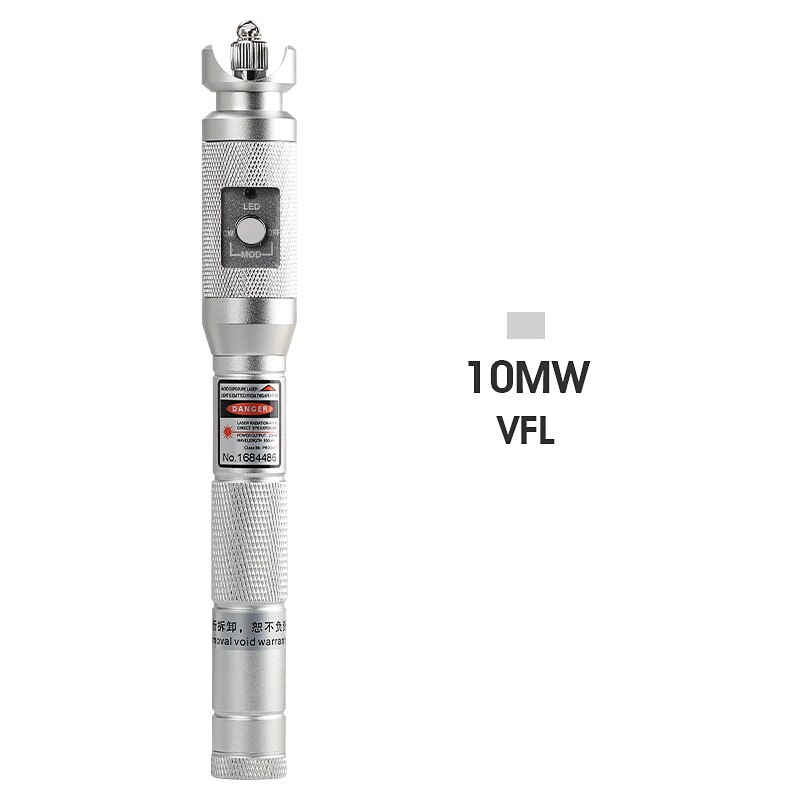 Pluma de fibra óptica tipo bolígrafo, localizador de fallos visuales de AUA-2S-30MW/20MW/10MW, fuente de luz roja, pluma de prueba de fibra de 10-30 km,: 10MW